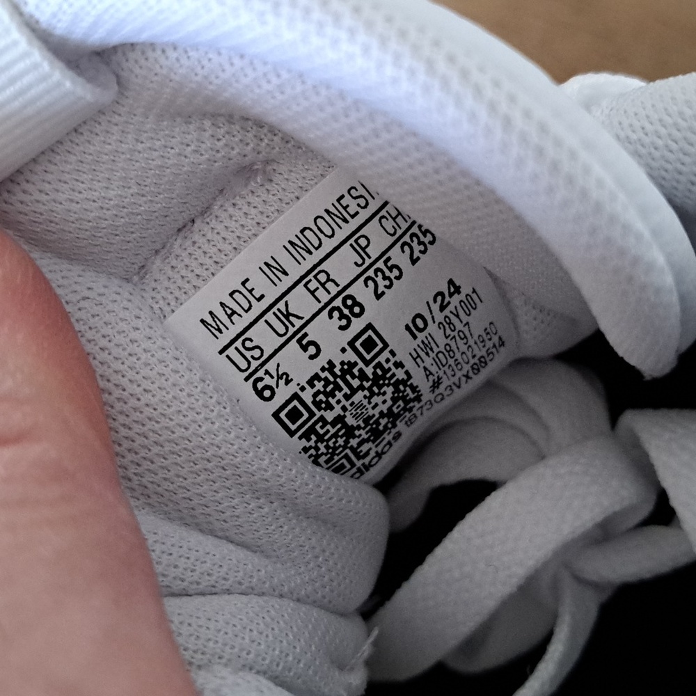 Adidas VL Court 3.0 - Color: White/Black/Grey - Size: Women 6.5 - Picture 9 of 10
